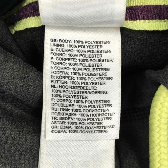 The North Face Womens Hoodie Jacket Gray Long Sleeve Pockets Drawstring S - Picture 4 of 5